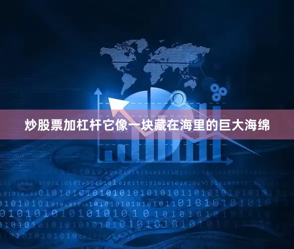 炒股票加杠杆它像一块藏在海里的巨大海绵