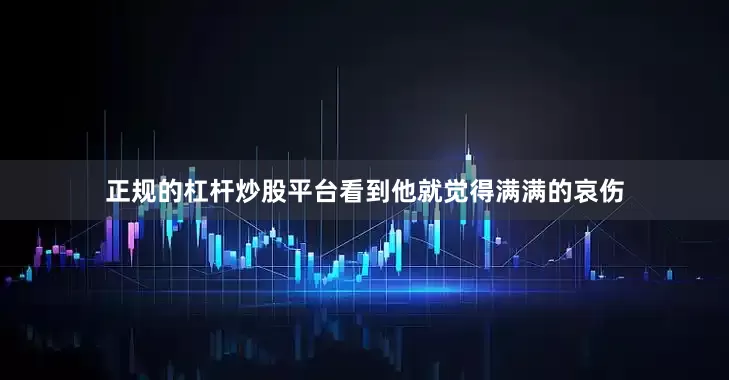 正规的杠杆炒股平台看到他就觉得满满的哀伤